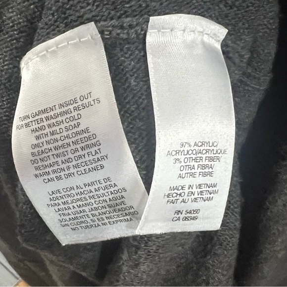 Jones New York Dark Gray Short Sleeve Dress - Size Extra Large - Picture 5 of 5